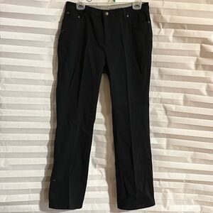 Chadwick's Real Comfort Black Jeans Women’s 12P Petite Stretch Pull-On Fit